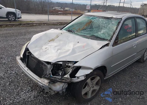 2004 Honda Civic Ex z USA, uszkodzony, nr VIN JHMES26754S001704